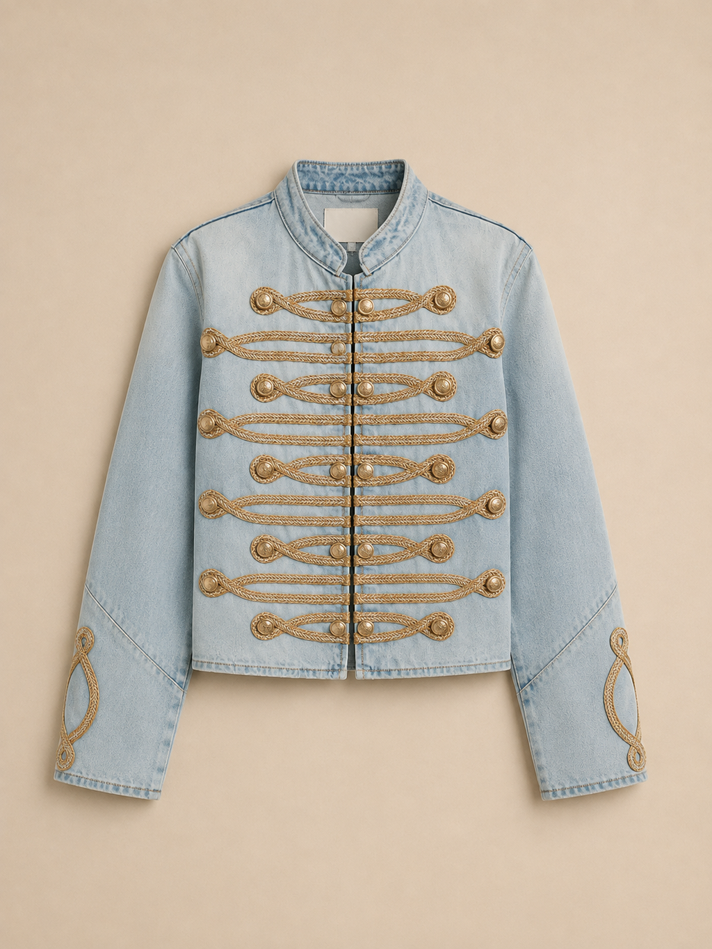 Amelia Gold Denim Jacket