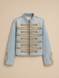 Amelia Gold Denim Jacket