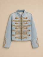 Amelia Gold Denim Jacket
