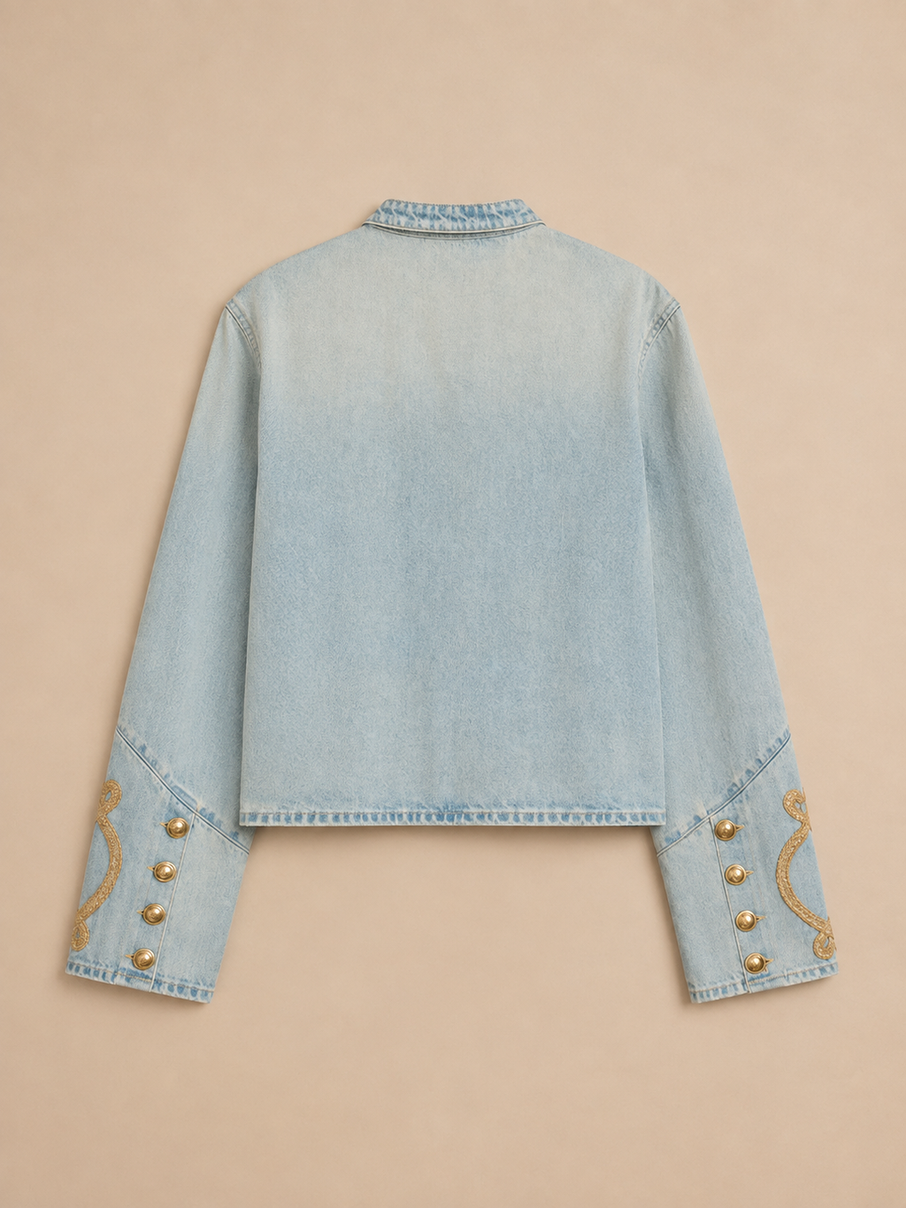 Amelia Gold Denim Jacket