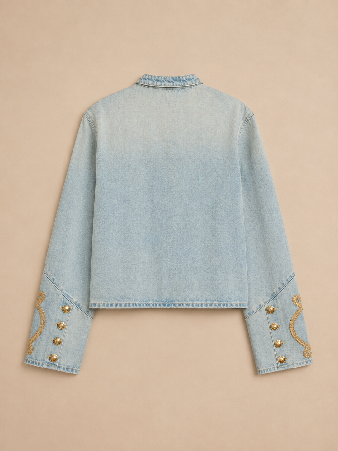 Amelia Gold Denim Jacket