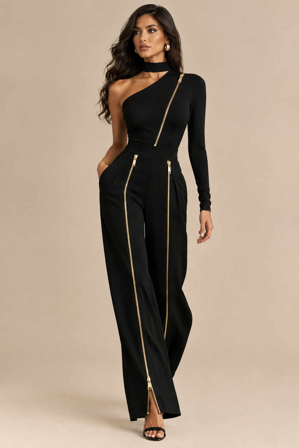 Naomi Zip Set Jumpsuit