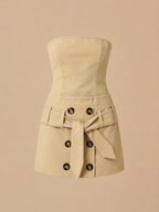 Amélie Trench Mini Dress