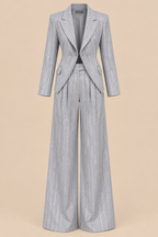 Silver Glow Suit Set