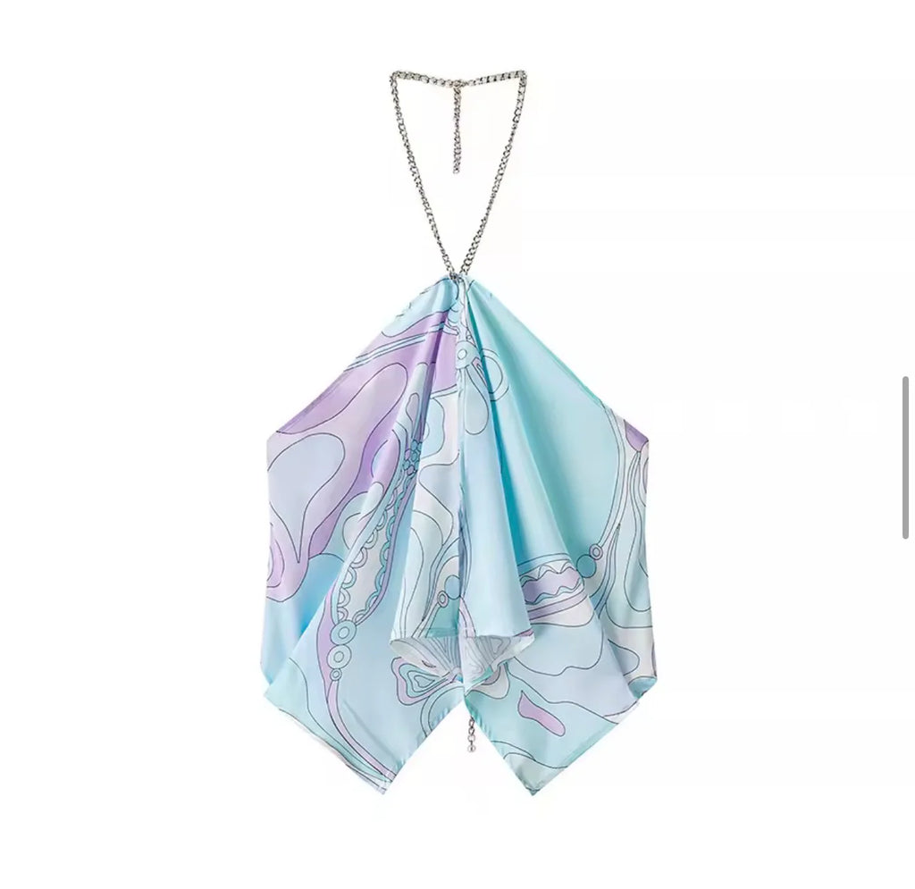 Elara Satin Top